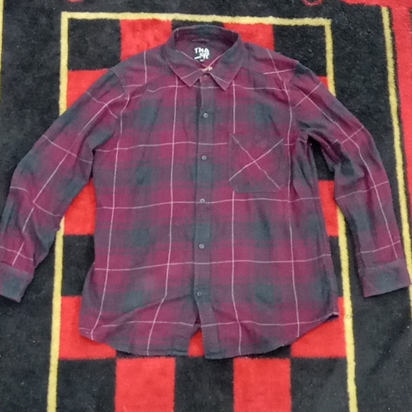 COPY - TNA plaid button down shirt - Picture 1 of 7